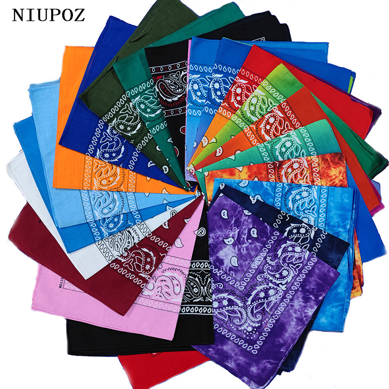Fashion Unisex Black Paisley H - Bandana Blank White 评论和价格