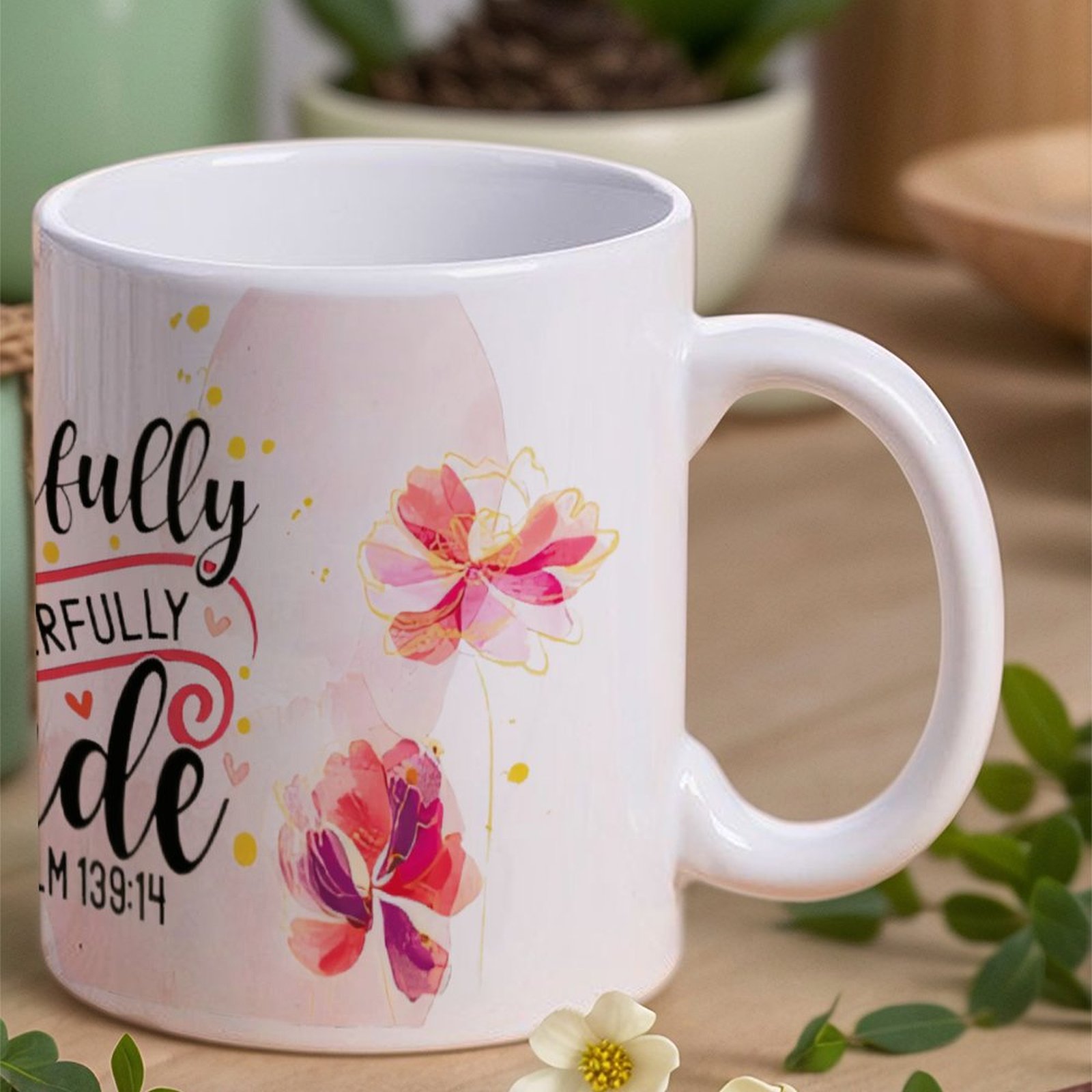 Fearfully And Wonderfully Made - Sublimation Mug White 评论和价格