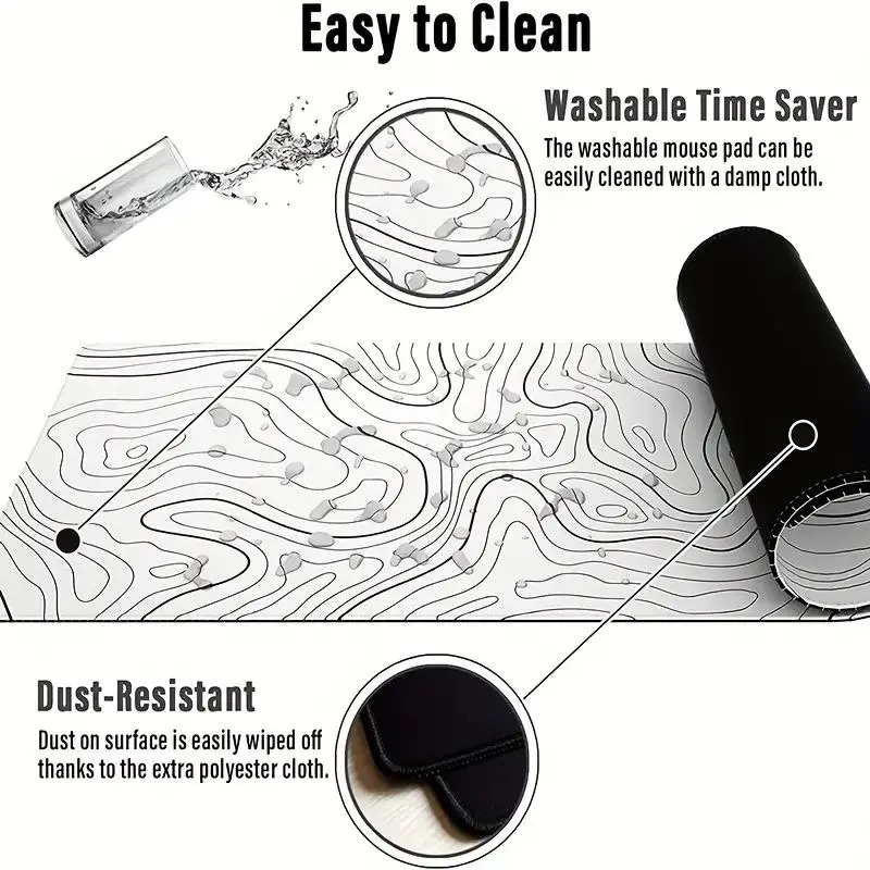 1PC Large Mouse Pads For Desk, - Mouse Pad Blank Sublimation 评论和价格