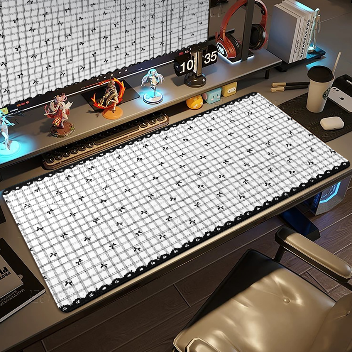 Mouse Pad Ins Large Gaming Bow - Mouse Pad Blank Sublimation 评论和价格
