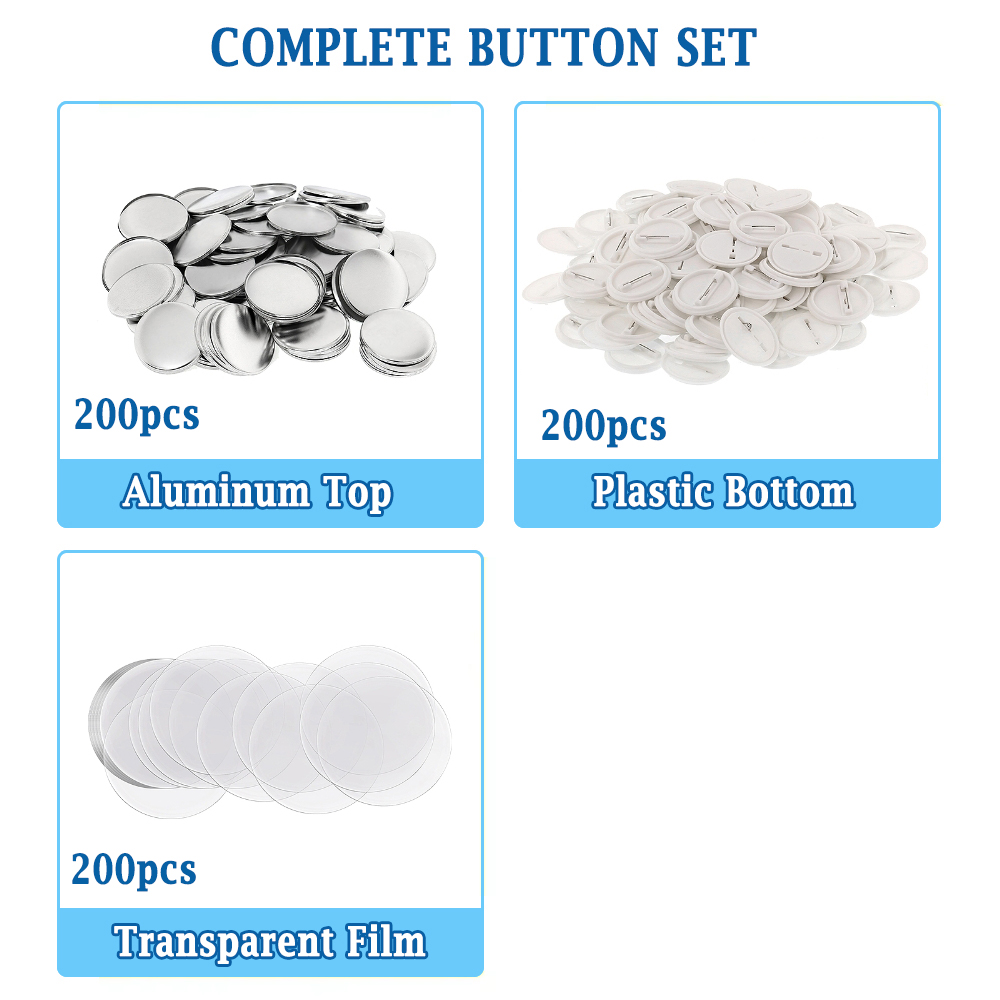 200pcs DIY Round Badge Making  - Button Badge Blank 评论和价格