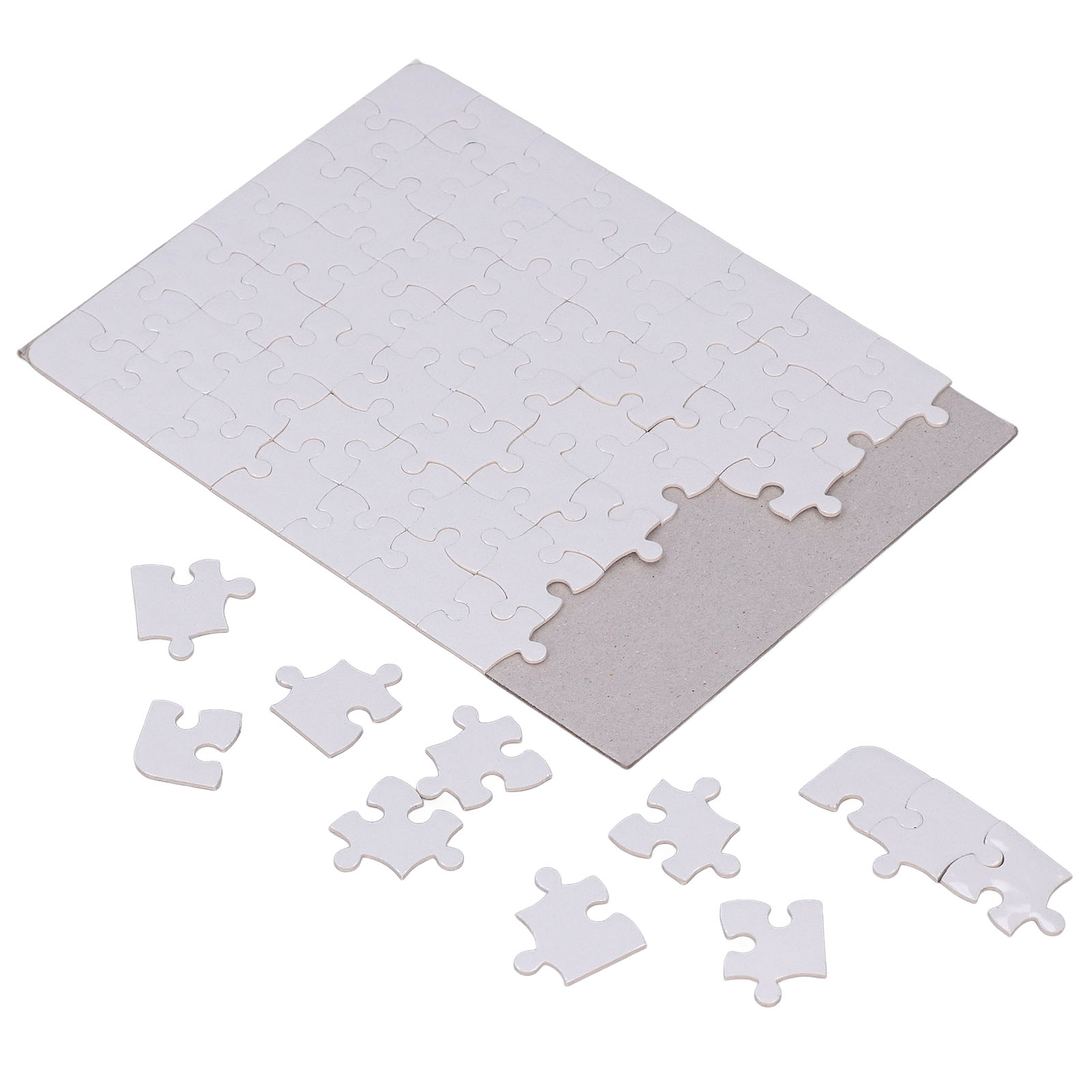 6 Set Blank Puzzles 13x18cm Wh - Puzzle Blank White 评论和价格