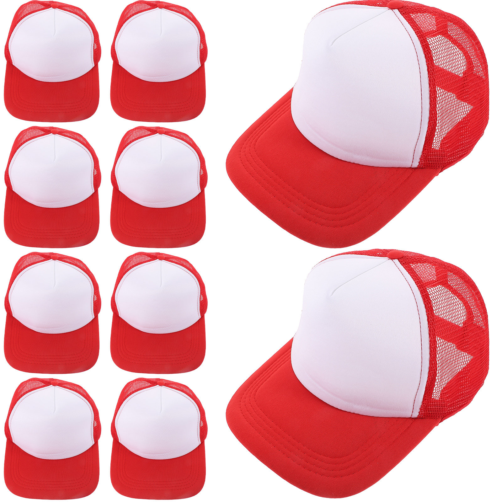 10Pcs DIY Blank Baseball Hats  - Hat Sublimation Blank 评论和价格