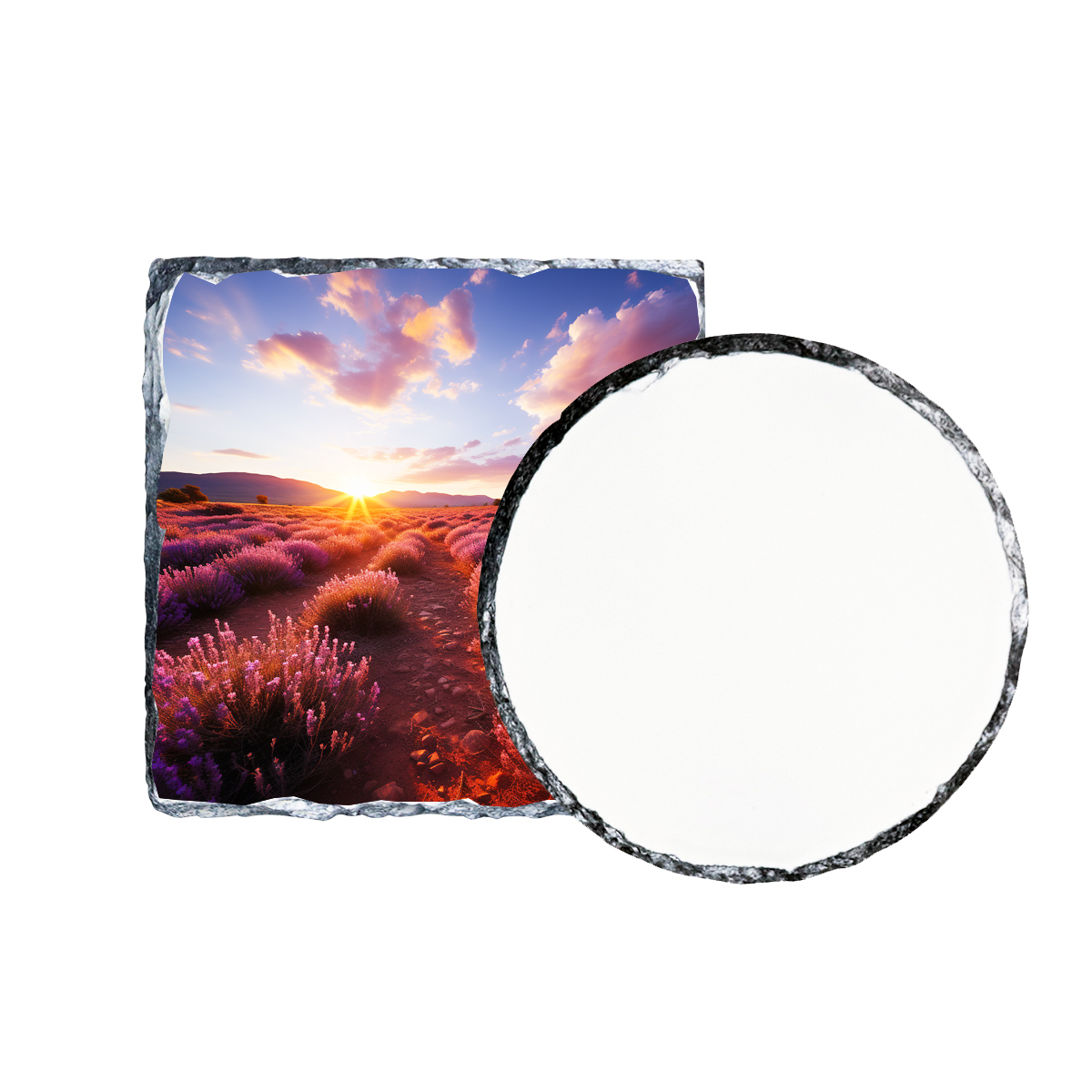 Round Sublimation Slate Coaste - Coaster Sublimation Blank 评论和价格