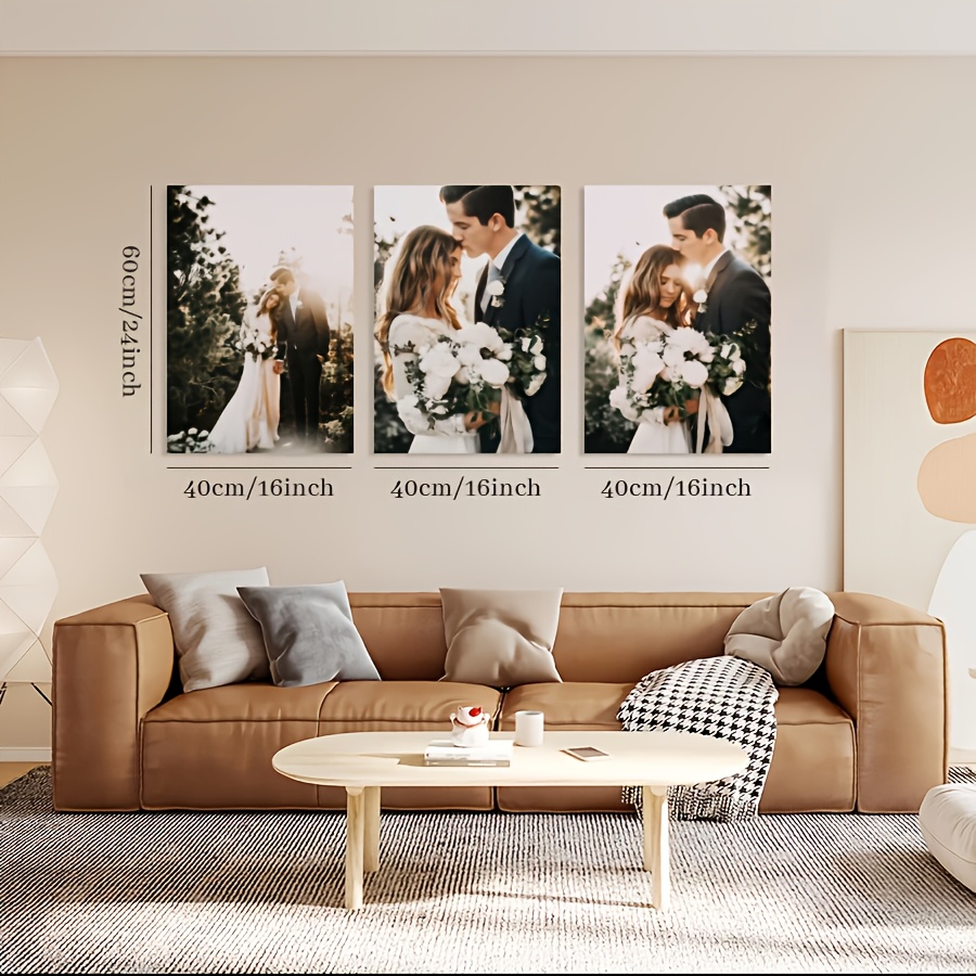 2D Flat, 3pcs 3pcs Personalize - Canvas Wrap Ready 评论和价格