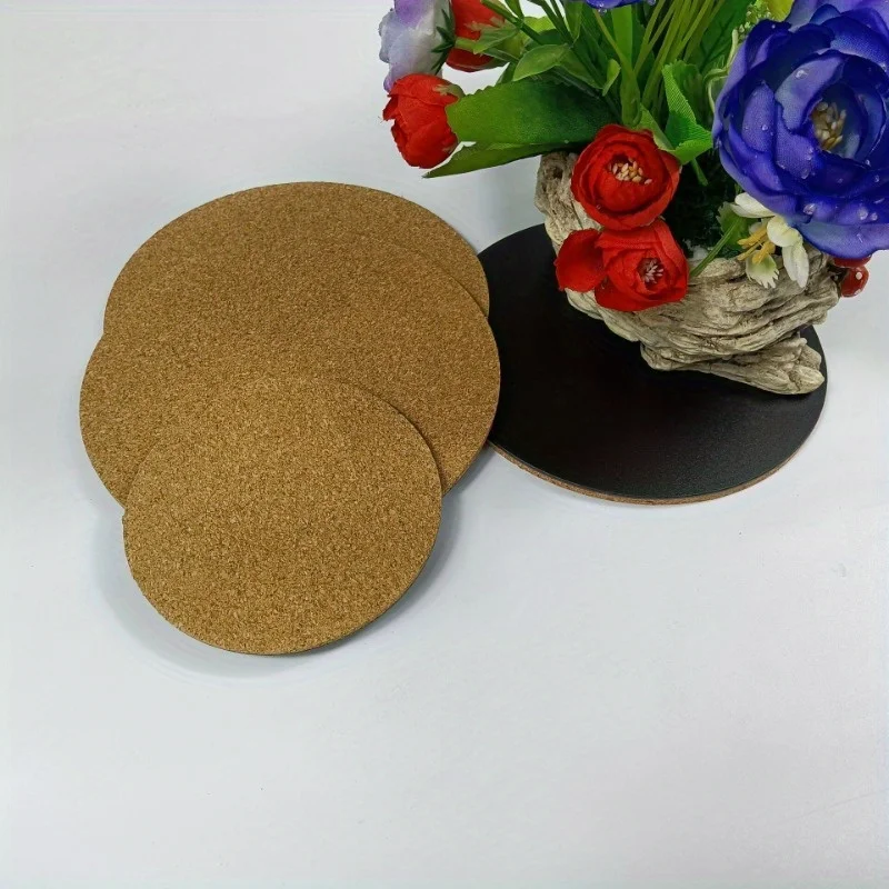 1/4Pcs Flower Pot Mat Kitchen  - Coaster Sublimation Blank 评论和价格