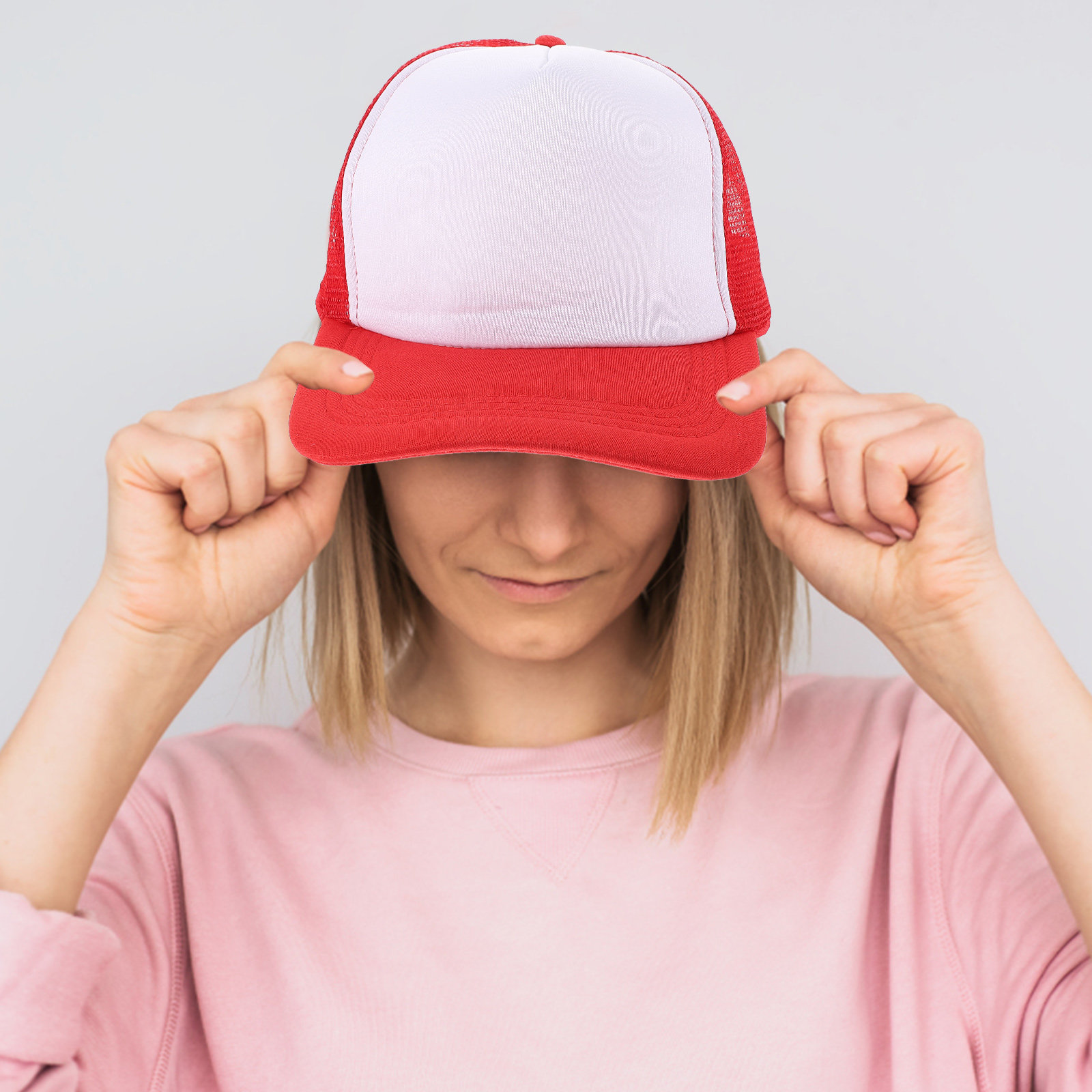 10Pcs Blank Mesh Baseball Hat  - Hat Sublimation Blank 评论和价格