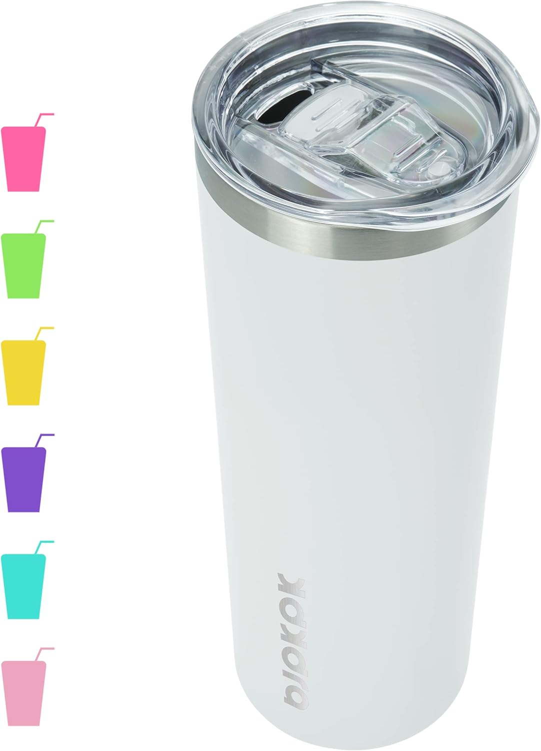 20 oz Skinny Tumbler with Lid, - Tumbler 20Oz White 评论和价格