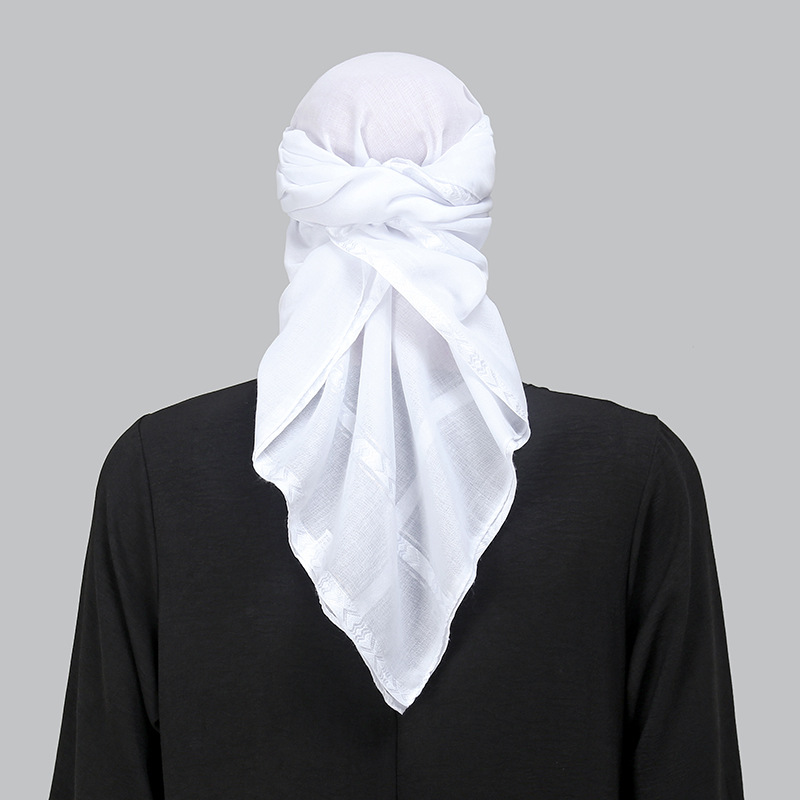 Wholesale 3pcs Set Ethnic Scar - Bandana Blank White 评论和价格