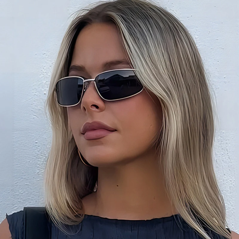 Women's y2k Sunglasses New Gla - Metal Photo Panel 评论和价格