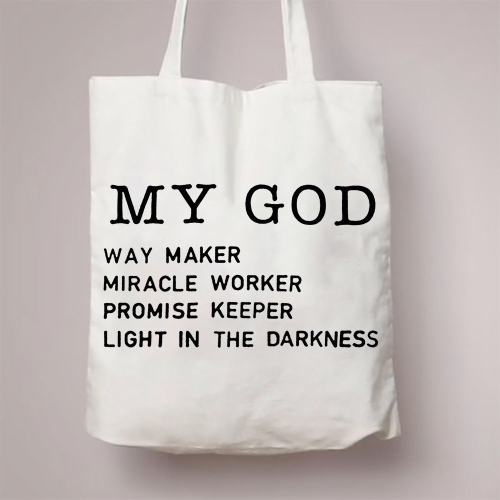 All My Hope Is in Jesus Patter - Tote Bag Sublimation 评论和价格