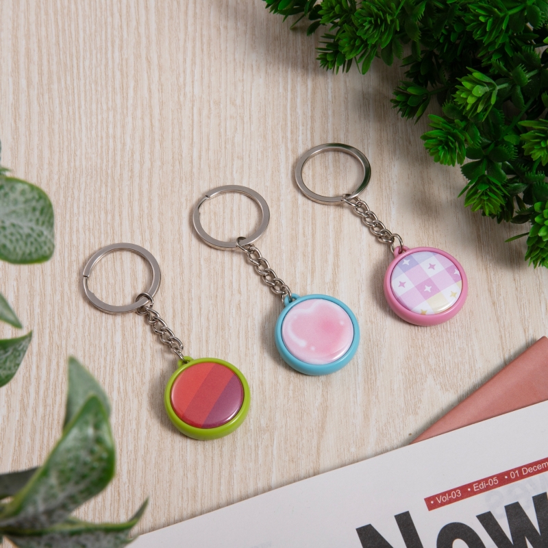 50pcs/Set 32mm Double-side Key - Button Badge Blank 评论和价格