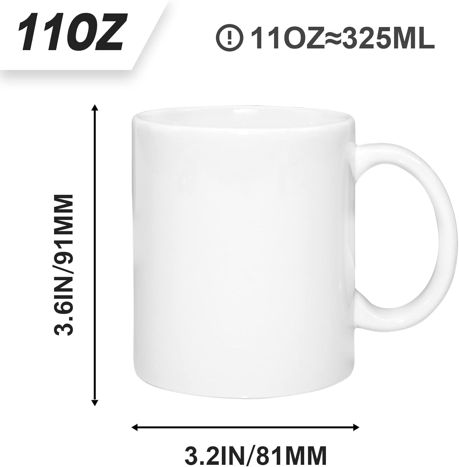 Set of 36 Sublimation Blanks D - Sublimation Mug White 评论和价格