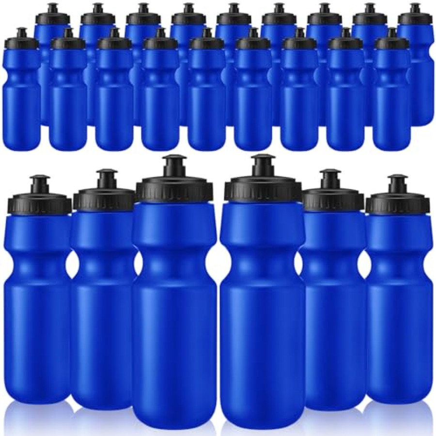 24 Pcs Sports Water Bottles Bu - Water Bottle Blank 评论和价格