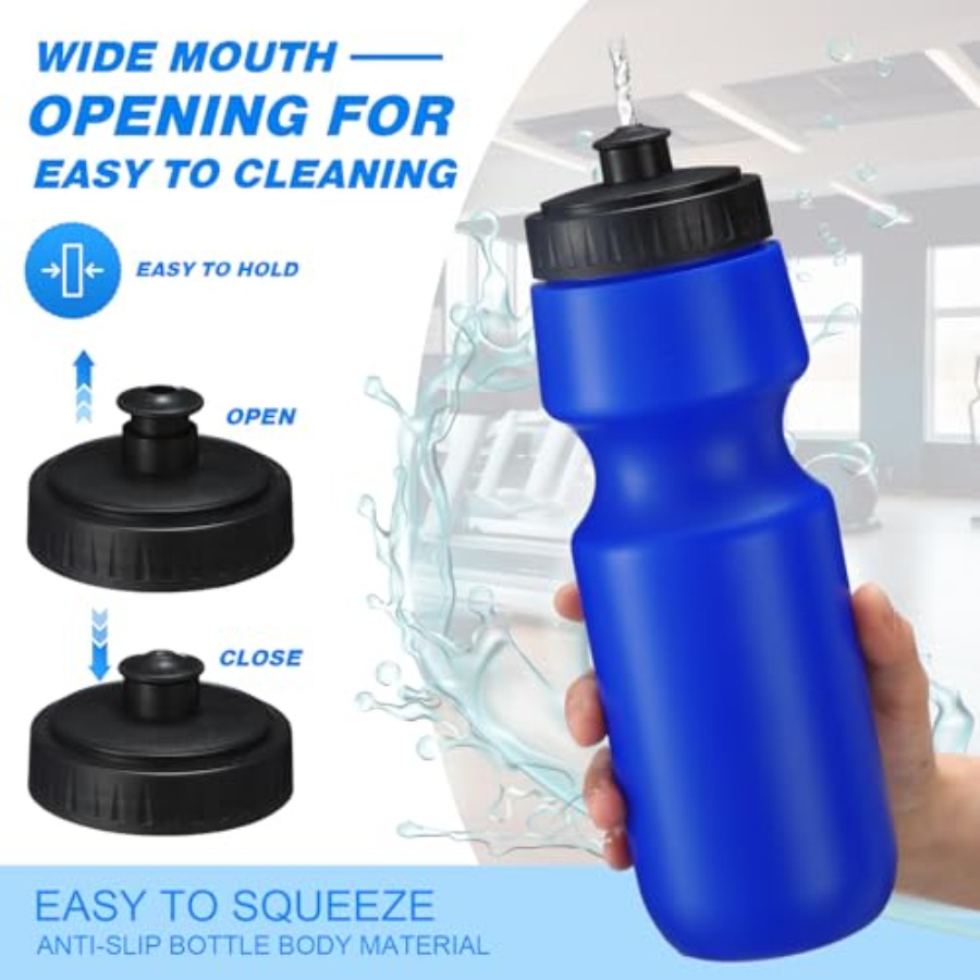 24 Pcs Sports Water Bottles Bu - Water Bottle Blank 评论和价格