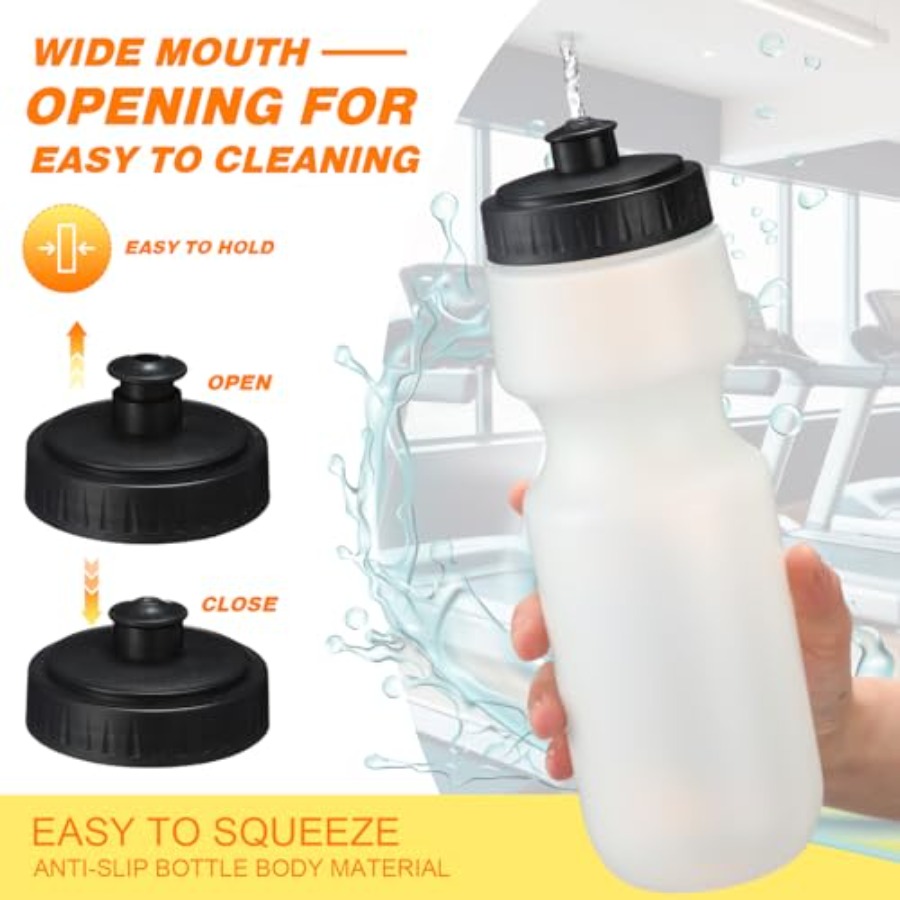 24 Pcs Sports Water Bottles Bu - Water Bottle Blank 评论和价格