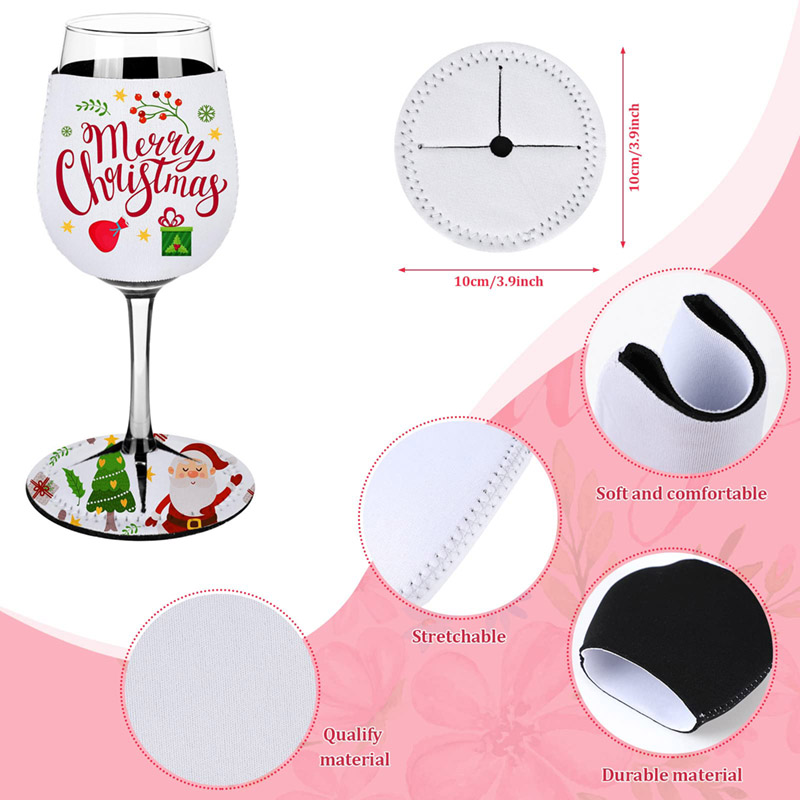 5/10Pcs Sublimation Wine Bottl - Coaster Sublimation Blank 评论和价格
