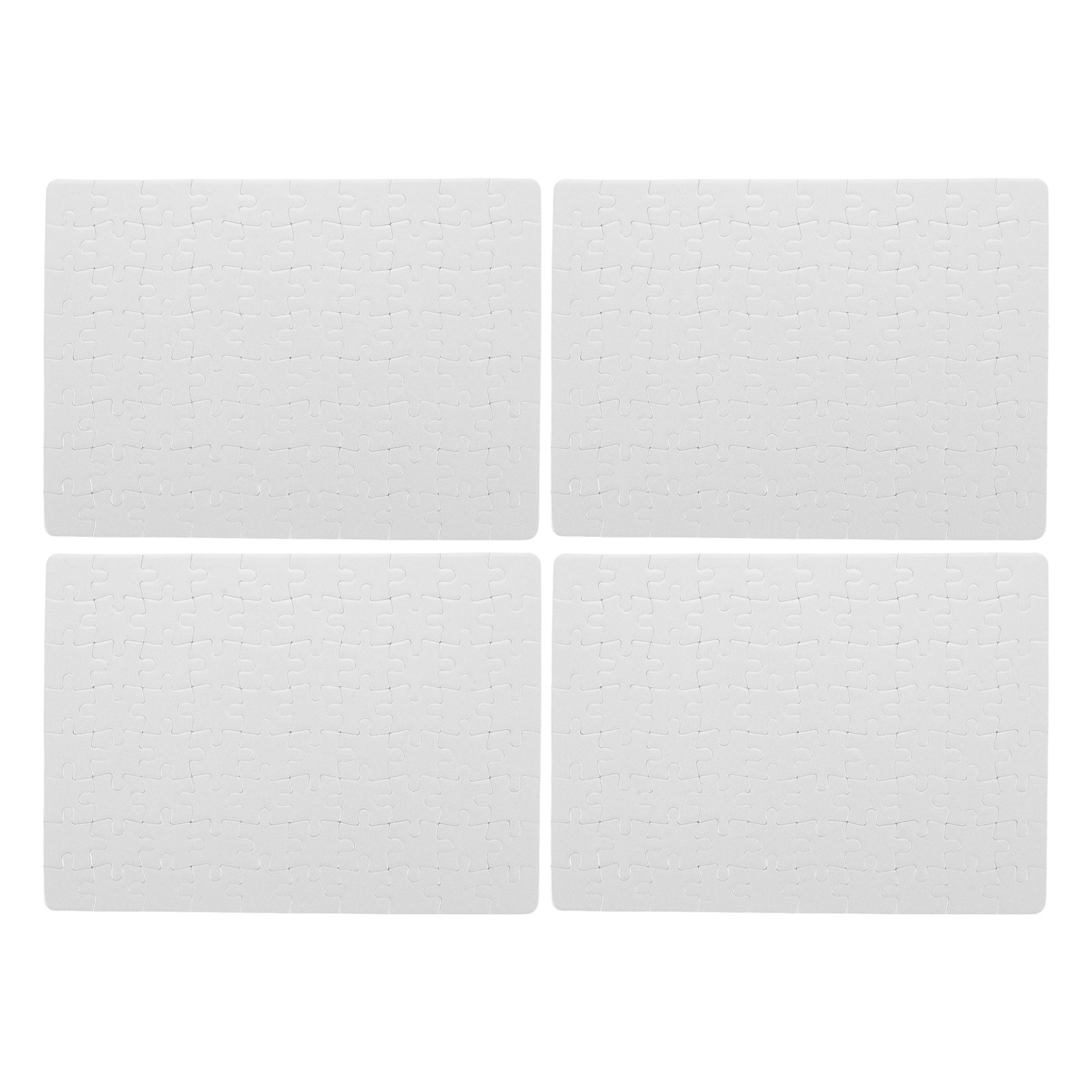 4 Sheets Blank Jigsaw Puzzle B - Puzzle Blank White 评论和价格