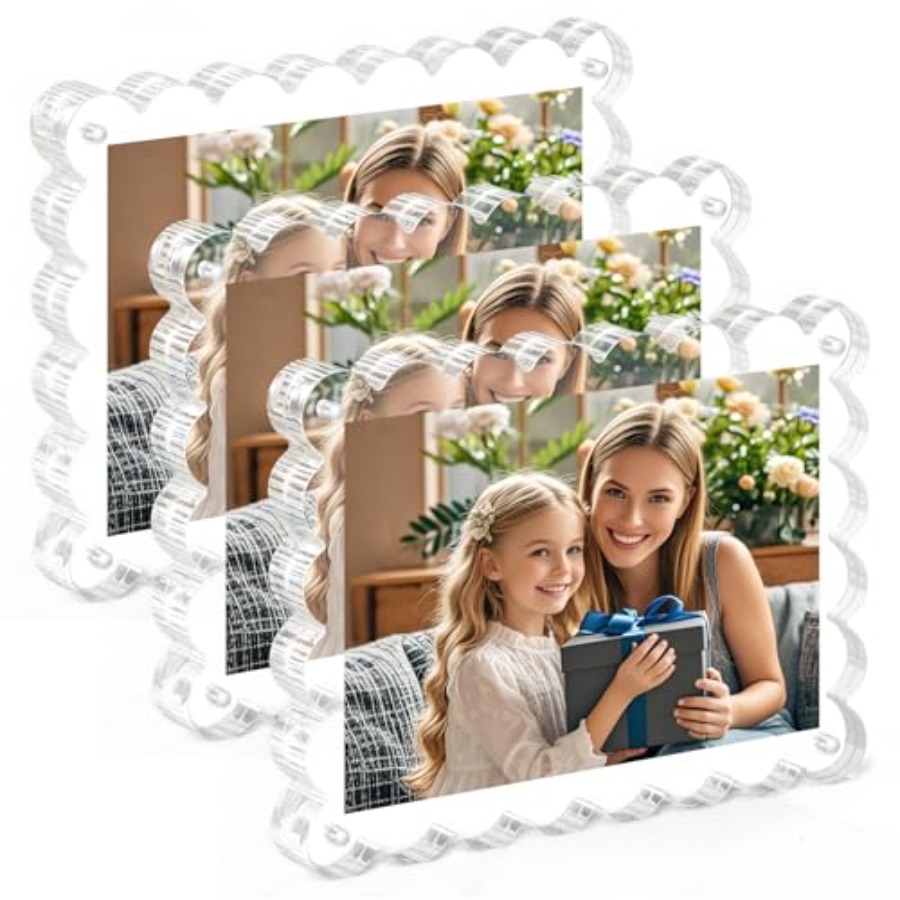 3Pack Magnetic Acrylic Picture - Photo Acrylic Block 评论和价格